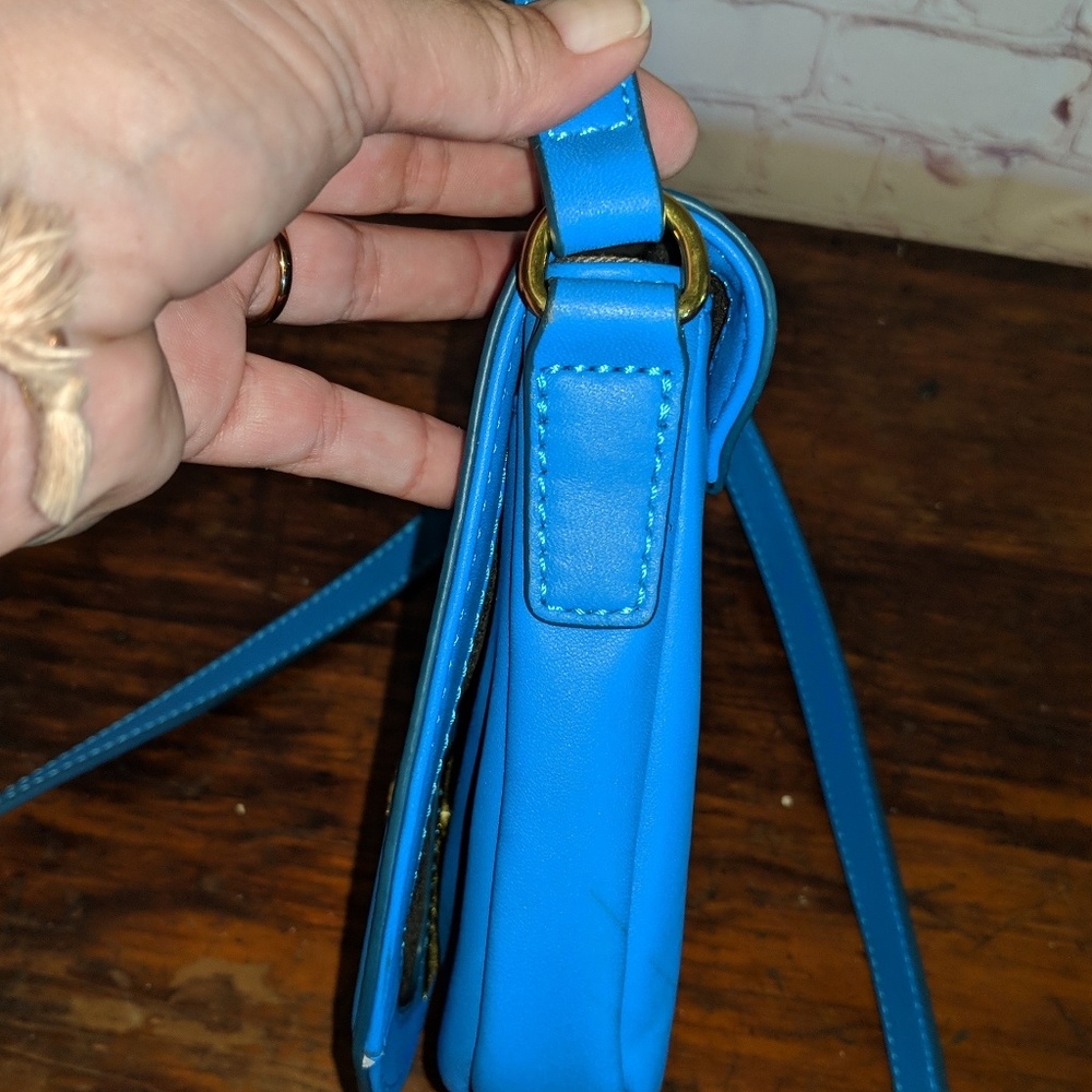 J Crew Leather Saddlebag Crossbody - Picture 4 of 6